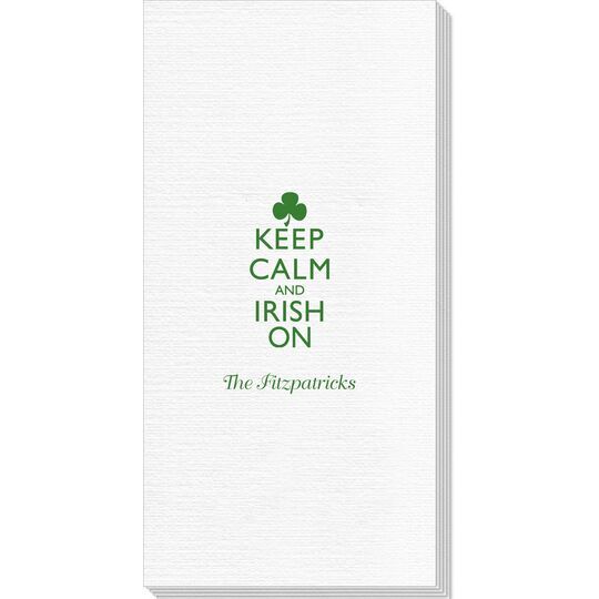 Keep Calm and Irish On Deville Guest Towels